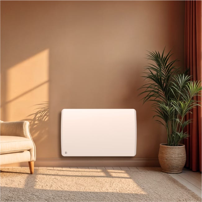 Radiador eléctrico fijo con cerámica de inercia seca Bestherm ARIA