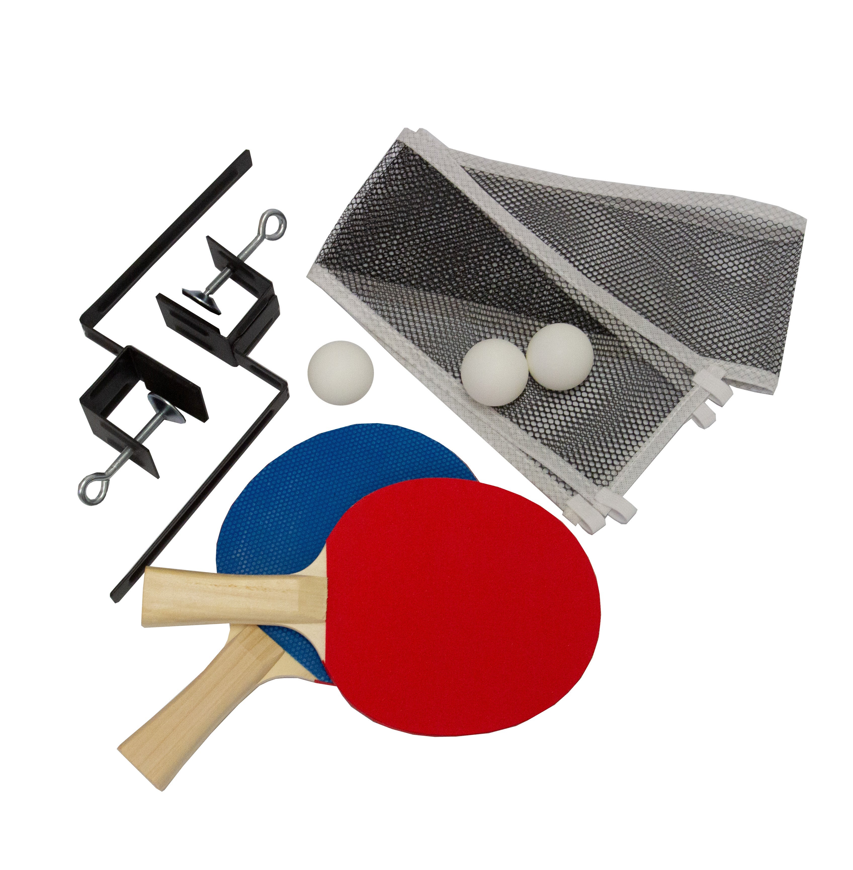 Table De Ping-pong Pliante 180x100 Cm – Cadre En Fer Solide, Utilisation Intérieur/extérieur, Avec Raquettes Et Balles Incluses – Fun Assuré