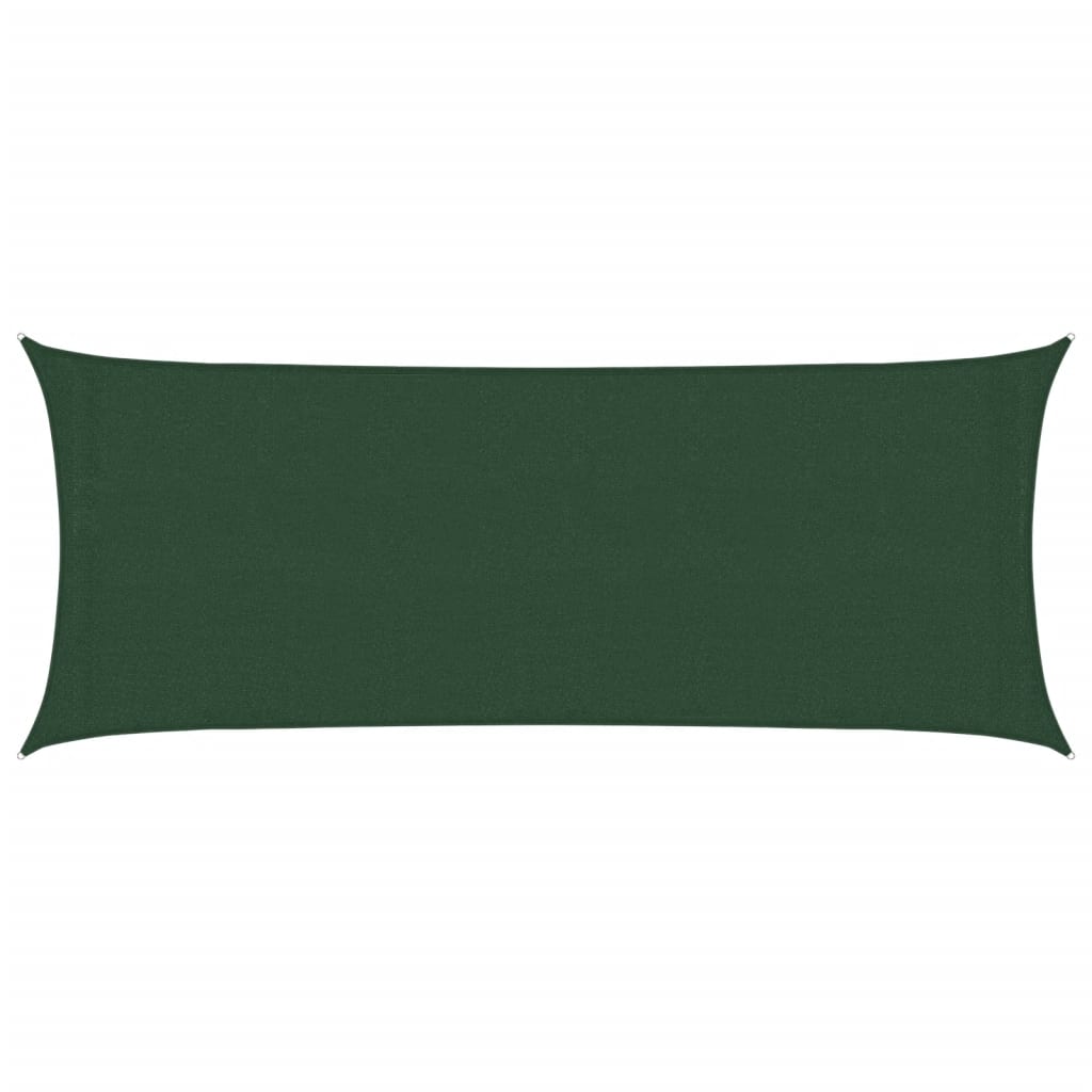 Żagiel przeciwsłoneczny 160 g/m² Ciemnozielony 2 x 4,5 m HDPE