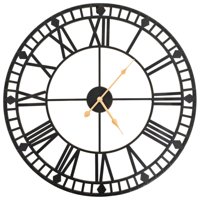 Orologio Da Parete 3D XXL VidaXL: Decorazione Moderna Fai-da-te In Argento Lucido (diametro 100 Cm) - 2