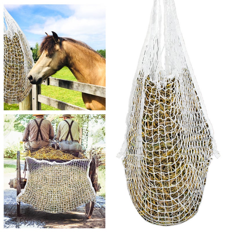 Rete Porta Fieno "easy Fill" - Apertura Con Anello Per Un Rapido Riempimento Larghezza Maglie 5 Cm - Foto 4