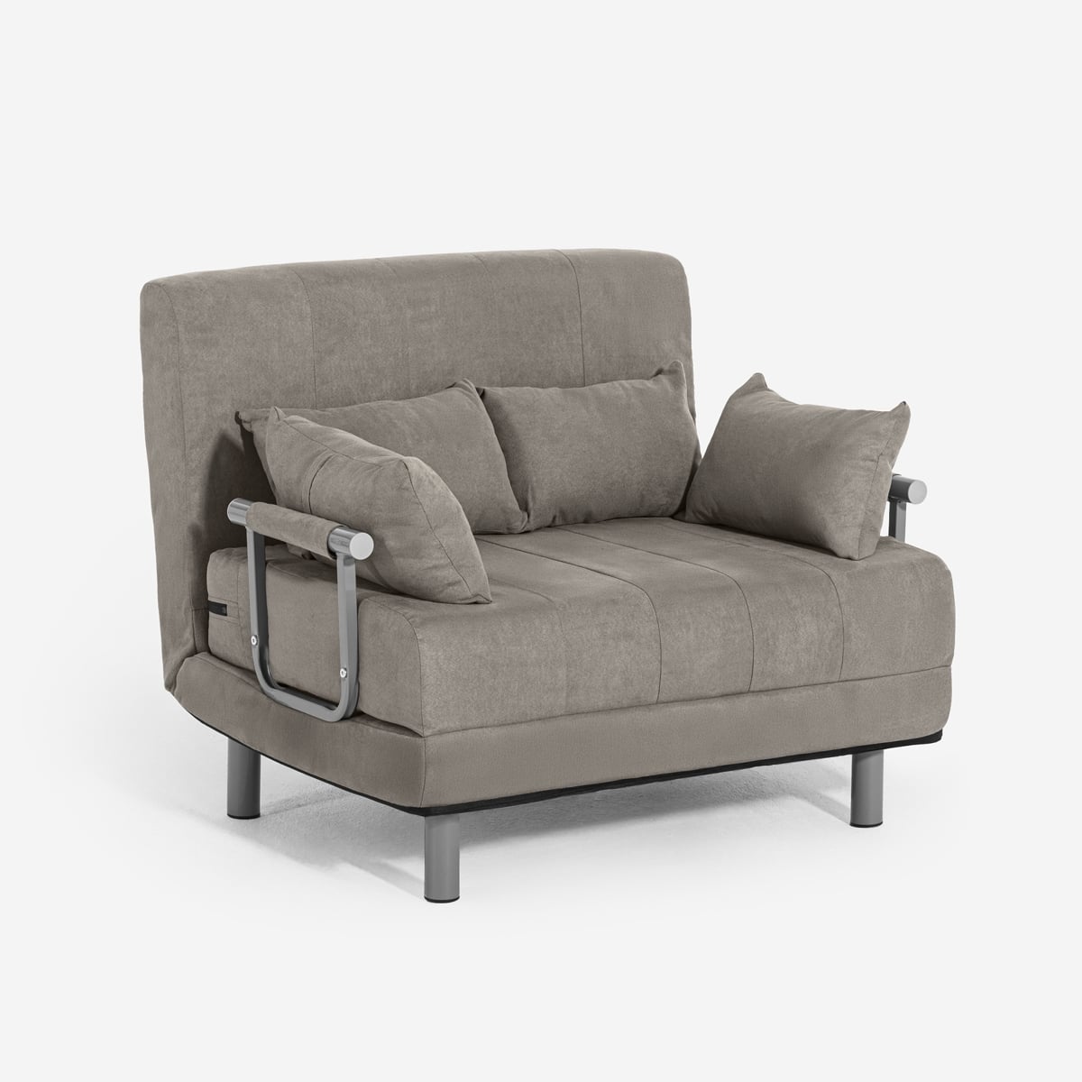 Le Roi Du Relax  Sillón Cama De Tela Plegable Compacto Deborah Twin Class , Leroy Merlin