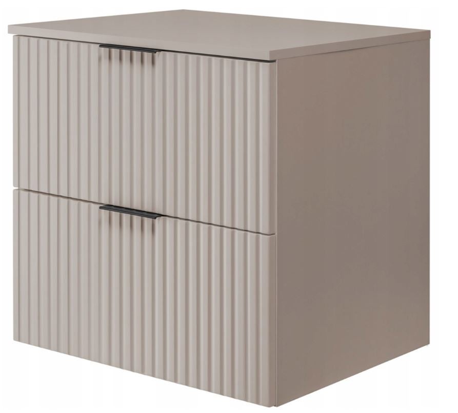 Plan de travail pour meuble de salle de bain VENA FLOW cachemire mat 80 cm - 7