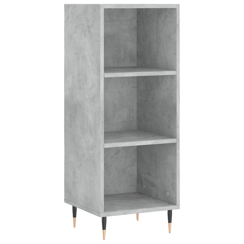 Credenza alta Grigio cemento 34,5x34x180 cm MDF - 7