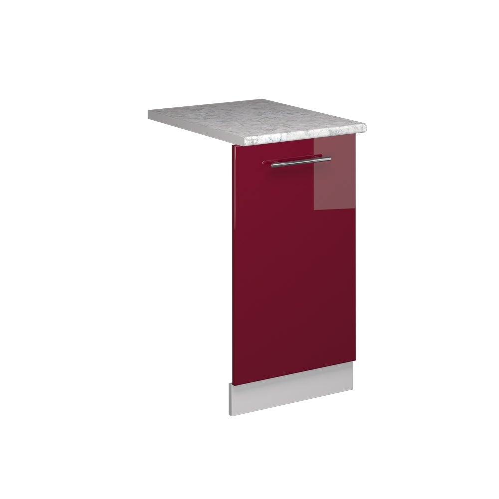 Vicco Façade de lave-vaisselle Fame-Line, Blanc Haute brillance, 45cm , PT Chêne | Leroy Merlin