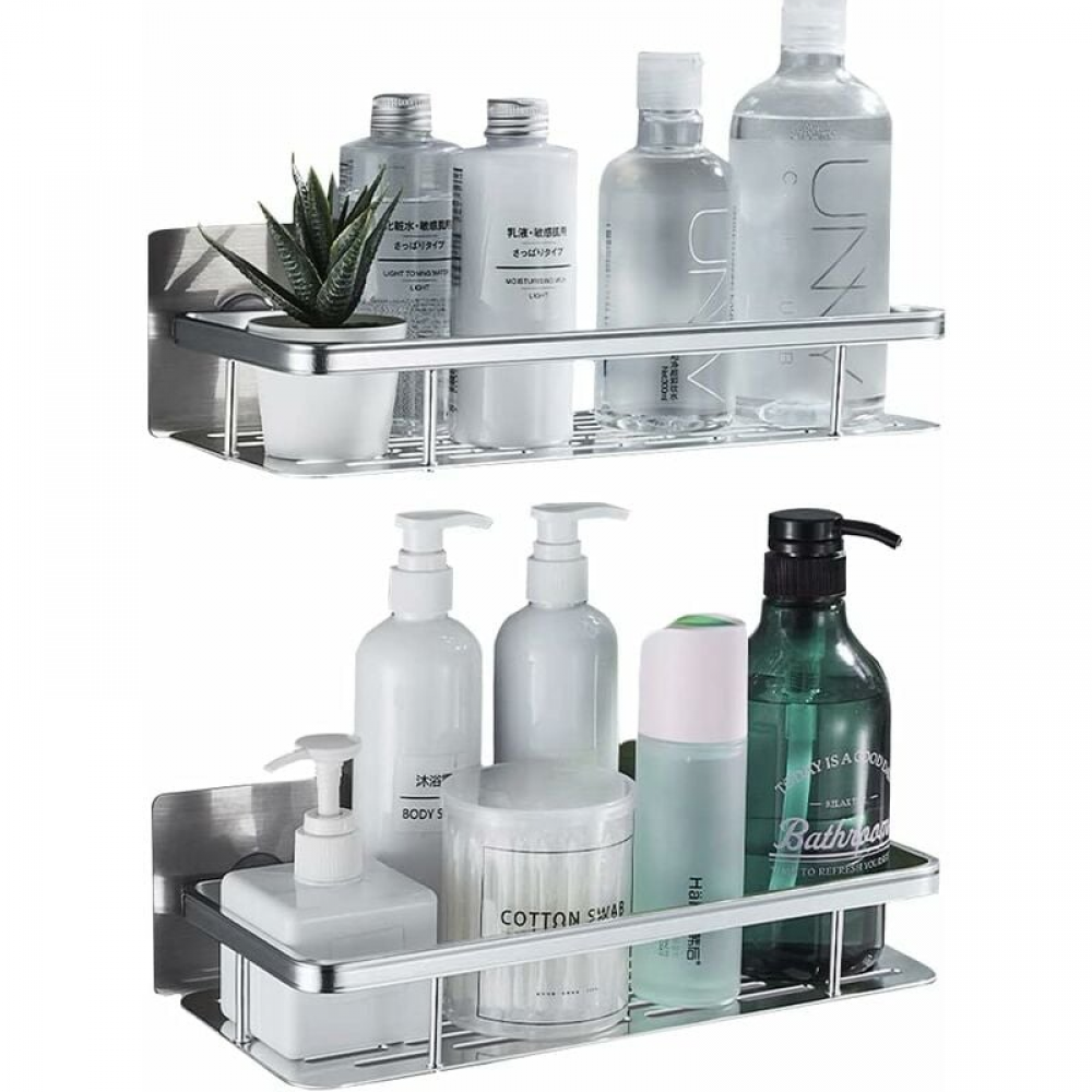Impreziosito con aluminio bez wiercenia, 2 pezzi, srebrne, nierdzewne, samoprzylepne, z 4 uncinetti.