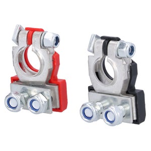 Adaptateurs De Bornes De Batterie M8 - Laiton, Vis Inox | Pour Voiture, Bateau, Camion | Paire De Connecteurs