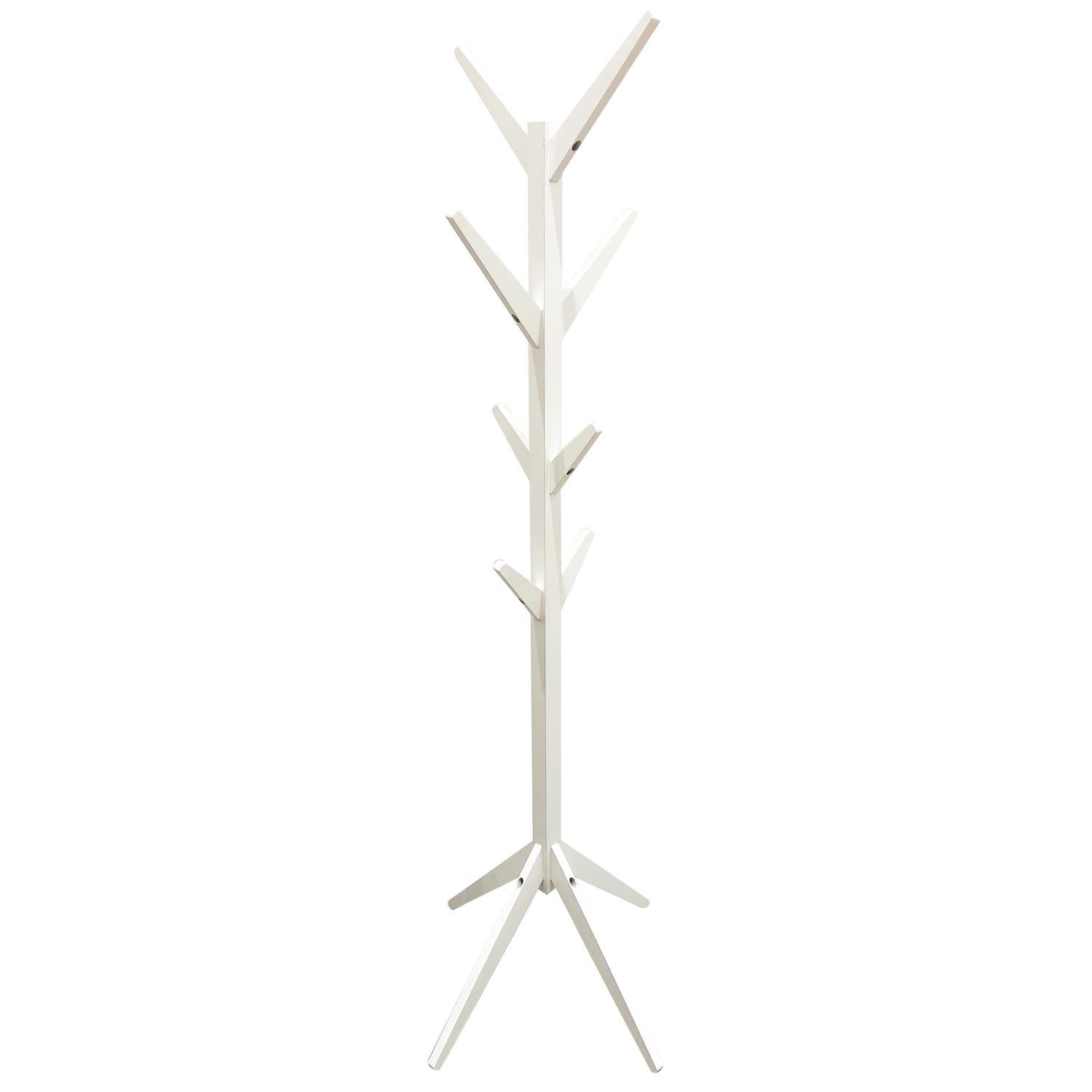 Portemanteau - Home Deco Factory - Arbre Blanc - 8 Patères - Beige - 3