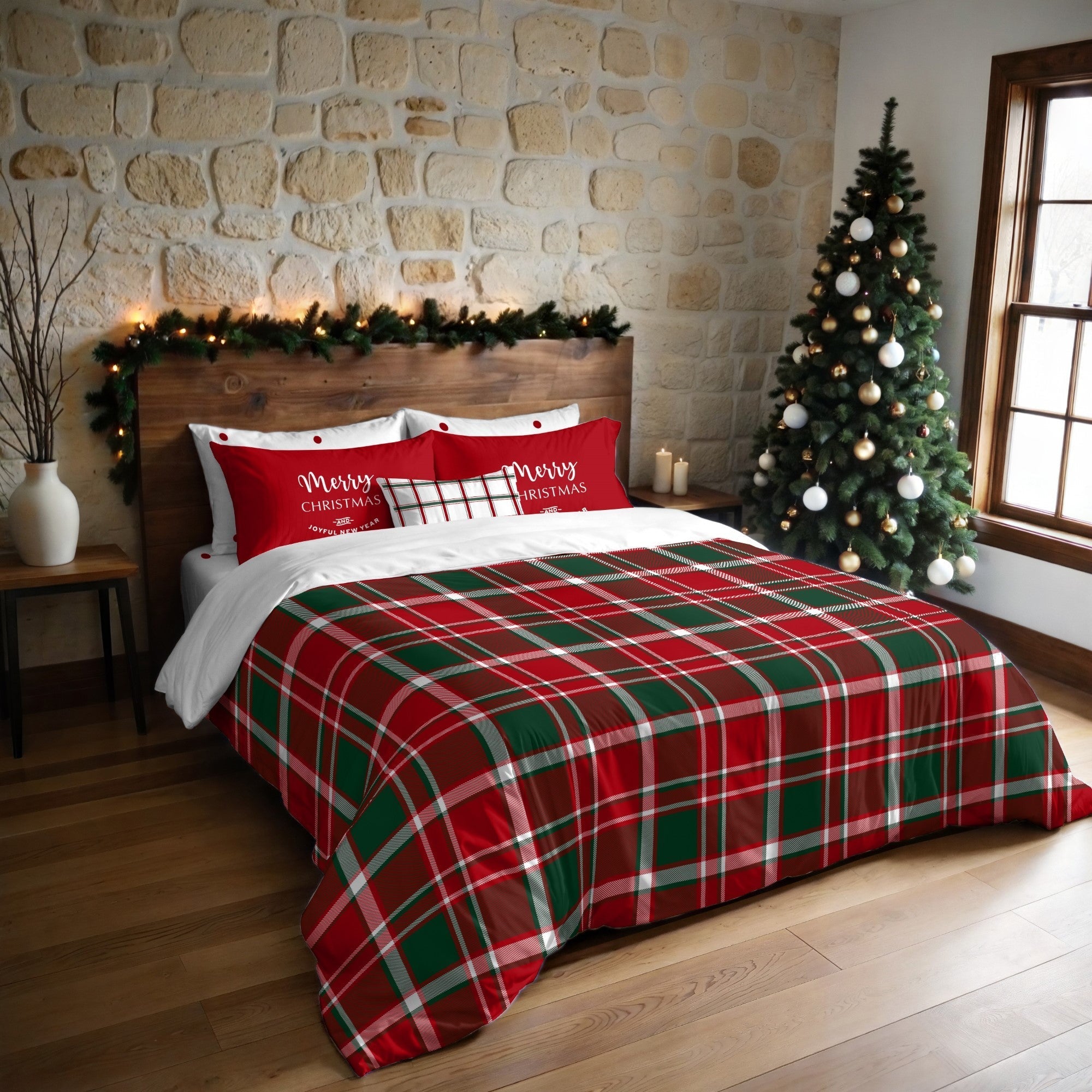 Housse de couette avec boutons-pression 100 % coton Laponia 16 240x220 cm - 2