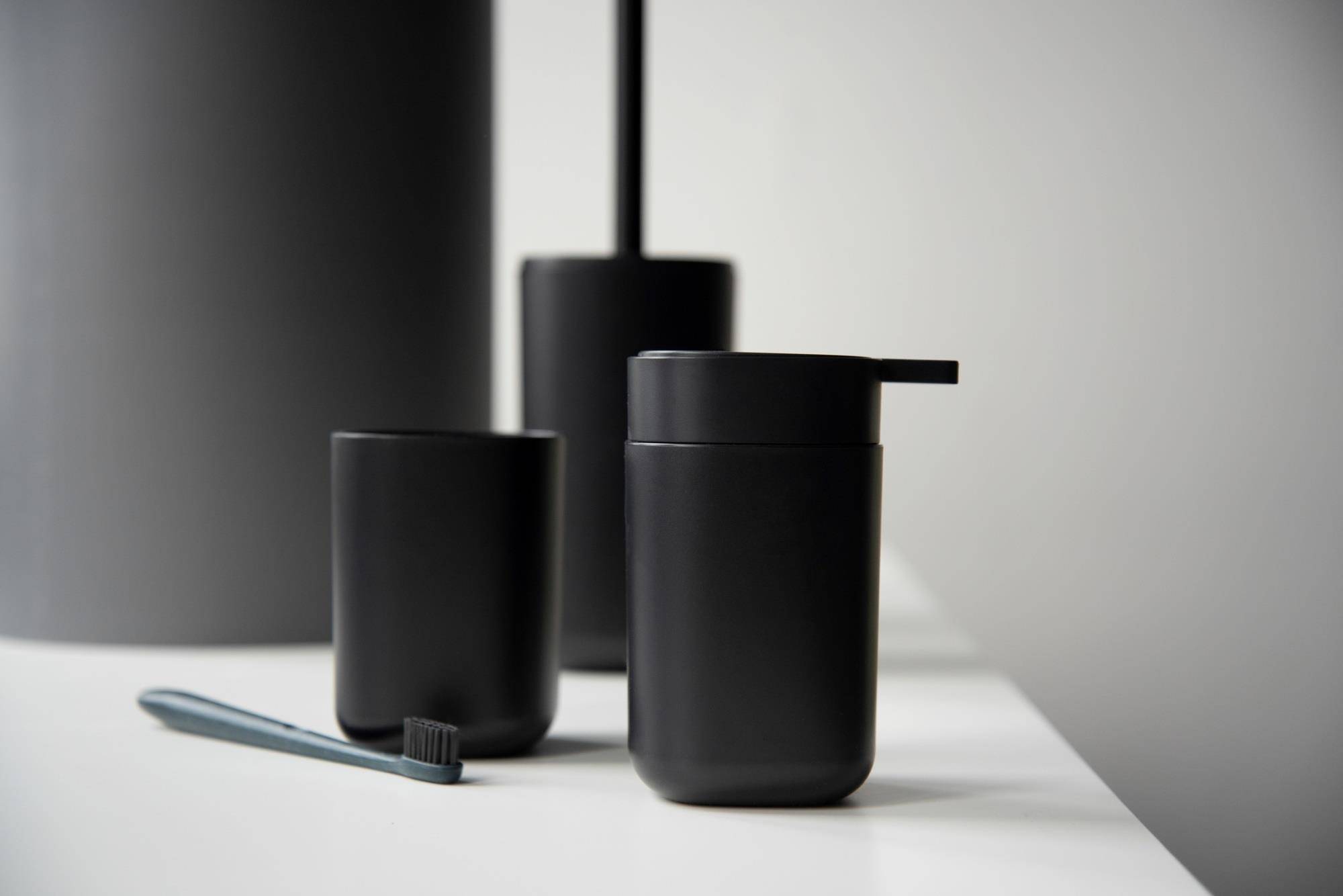 Distributeur de savon liquide DAVOS, noir mat, Wenko, WENKO - 3