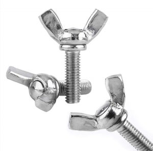 Juego De 30 Tornillos Mariposa M6x30 - Acero Inoxidable 304, Para Muebles Y Proyectos DIY