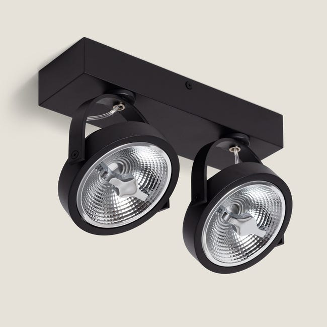 Spot LED 30W CREE en Saillie Orientable AR111 Dimmable Noir, 5500K ...