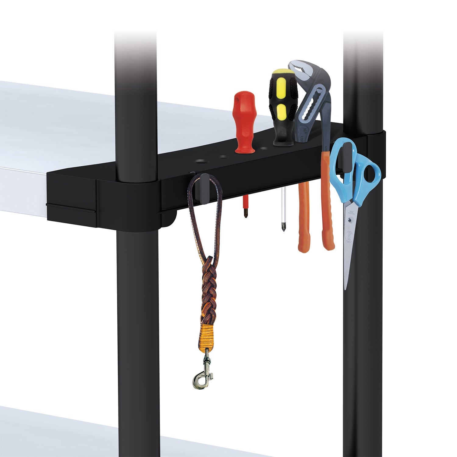 Scaffale Per Garage G-Rack 180x90x60cm - 5 Ripiani Da 265kg, Rosso - Foto 8