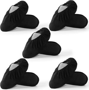 Vivezen Lot De 50 Paires Surchaussures Lavables Antidérapantes - Réutilisables, Velours Doux, Tailles 35-43, 4 Coloris Au Choix