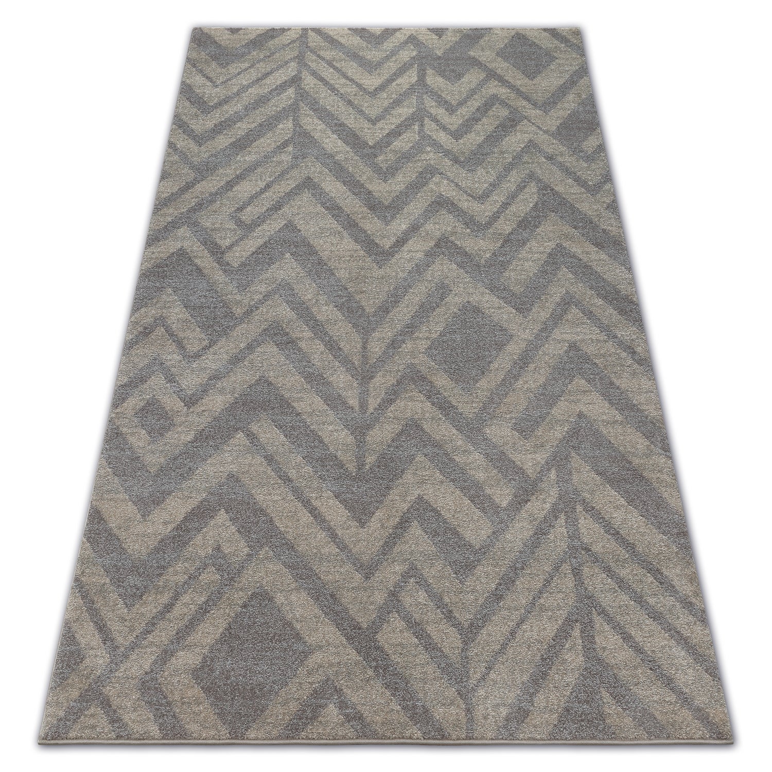 Dywan SOFT 8028 ETNO JODEŁKA brąz / beż 140x190 cm