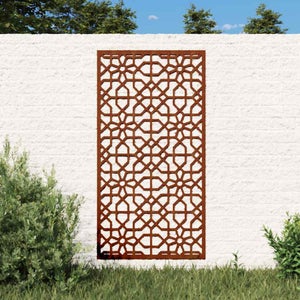 Rostikal Decorazione Da Parete In Metallo Ruggine - Cerchio Benvenuto Ø 28 Cm - Fatto A Mano In Baviera - Arredo Da Giardino, Finestra, Porta - Regalo Per Compleanno, Festa Della Mamma, Natale - 2