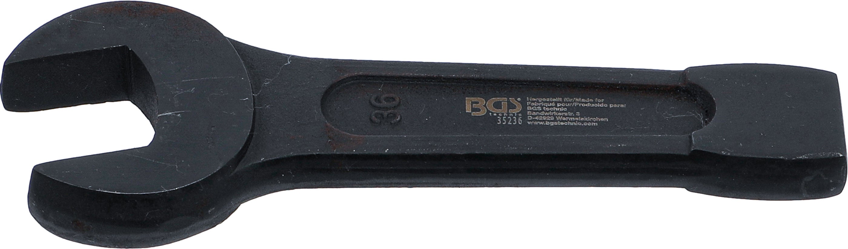 BGS Klucz płasko-oczkowy SW 36 mm - 35236