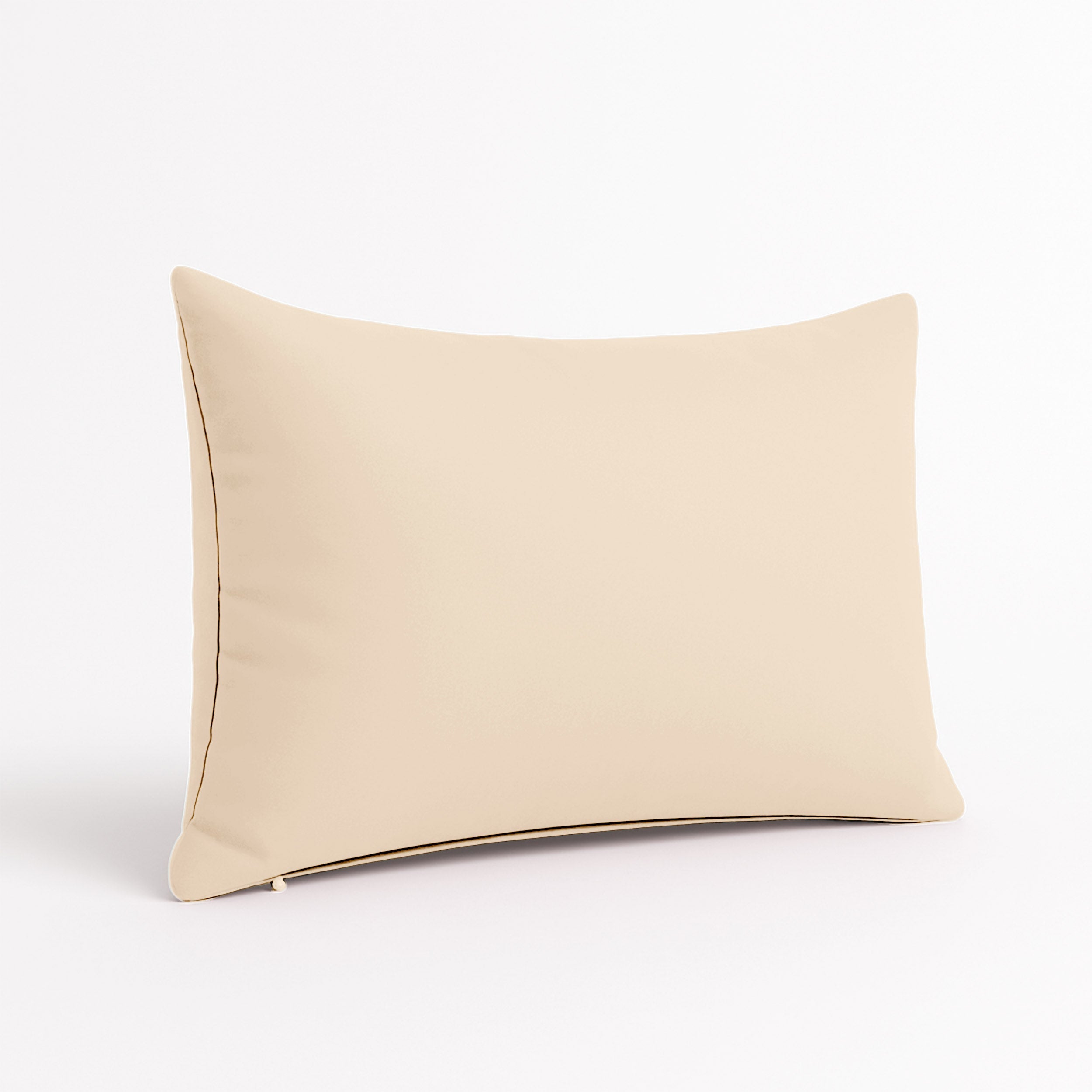 Coussin de décoration extérieur, déhoussable, lot de 2, 60x35cm - Beige - 5