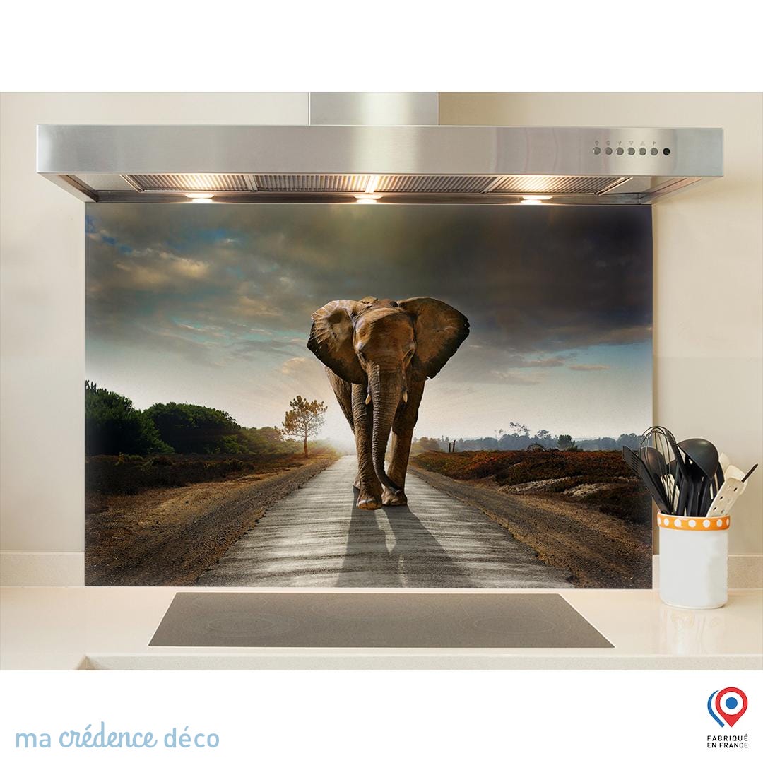 Generic Crédence en verre trempé, 90 cm x 65 cm, multicolore, résistant à la chaleur, facile à nettoyer, fixation murale Generic Crédence en verre trempé, 90 cm x 65 cm, multicolore, résistant à la chaleur, facile à nettoyer, fixation murale
