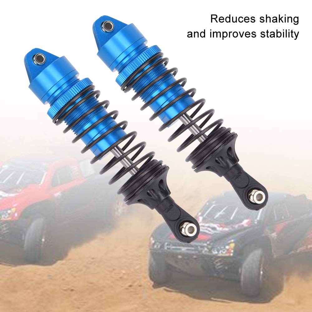 Ammortizzatore RC Accessorio ECX 1/10 Lega di alluminio leggera ad alte prestazioni Argento per hobby auto telecomandate (Blu B-ECX1096B) - 7