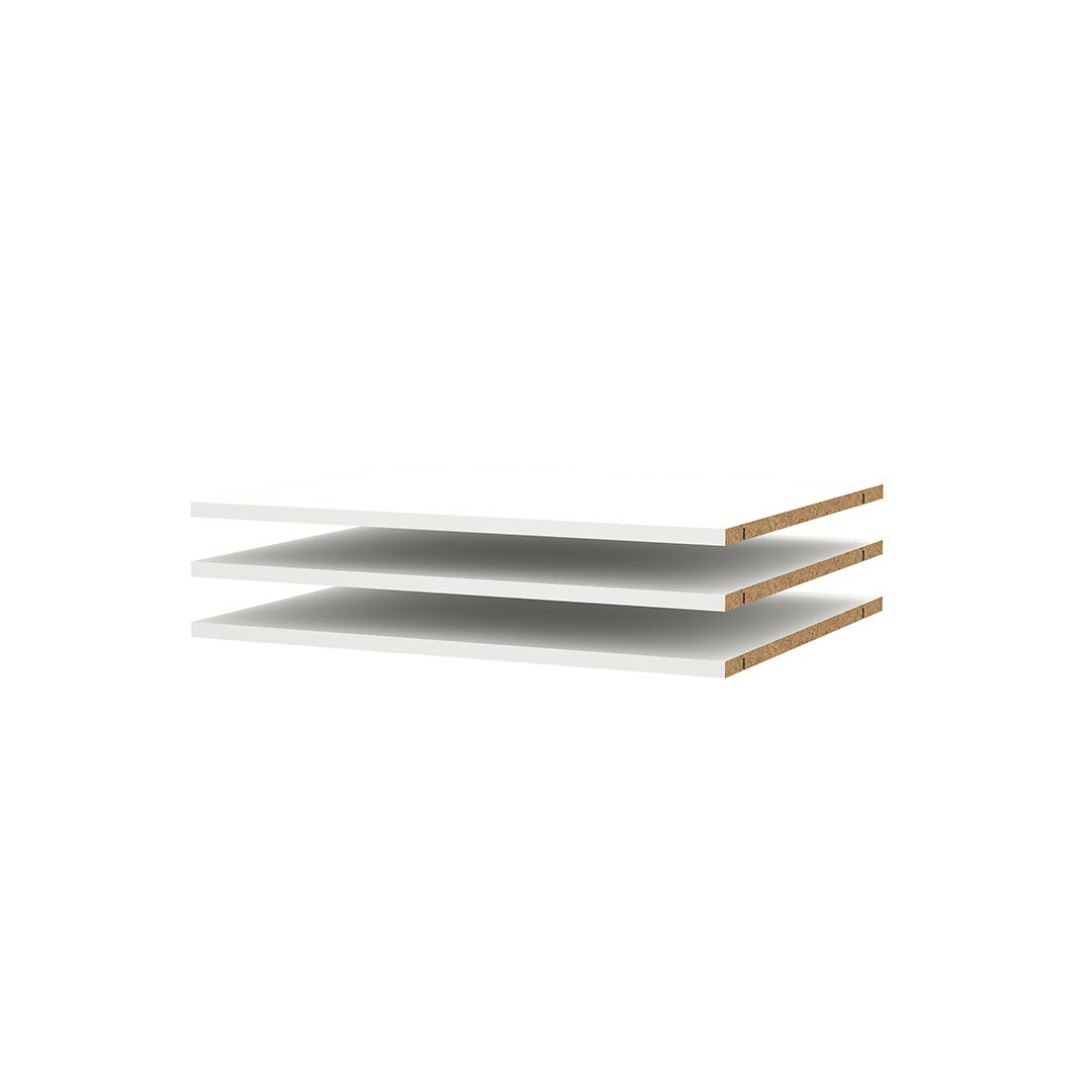 Catania 3 półki 67 cm do 140 cm szafa biała