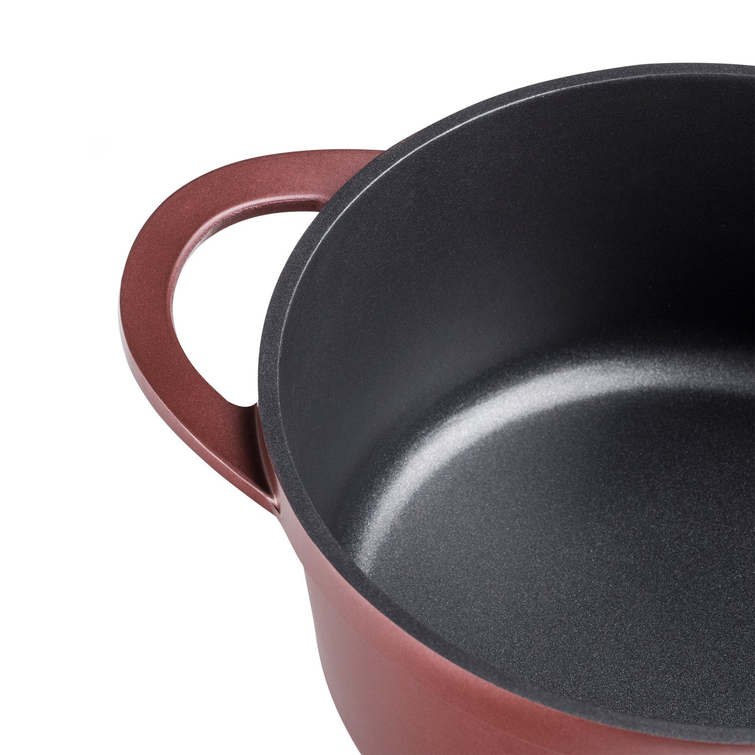 Casseruola in Alluminio Mellerware Cuking! - Full Induction | Casseruola Antiaderente Resistente Rosso - 4