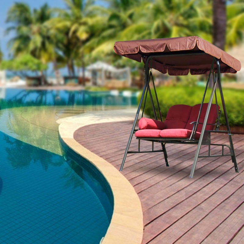 Housse imperméable pour balancelle de jardin, résistante à la pluie, à la poussière et aux UV - 4