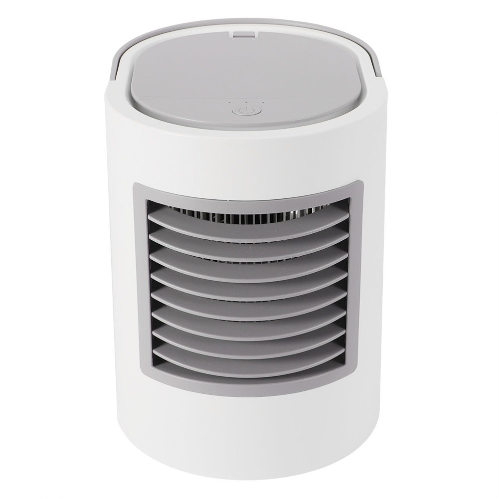 Mini ventilateur de bureau portable avec port USB et voyant lumineux multicolore à vitesse réglable - 4