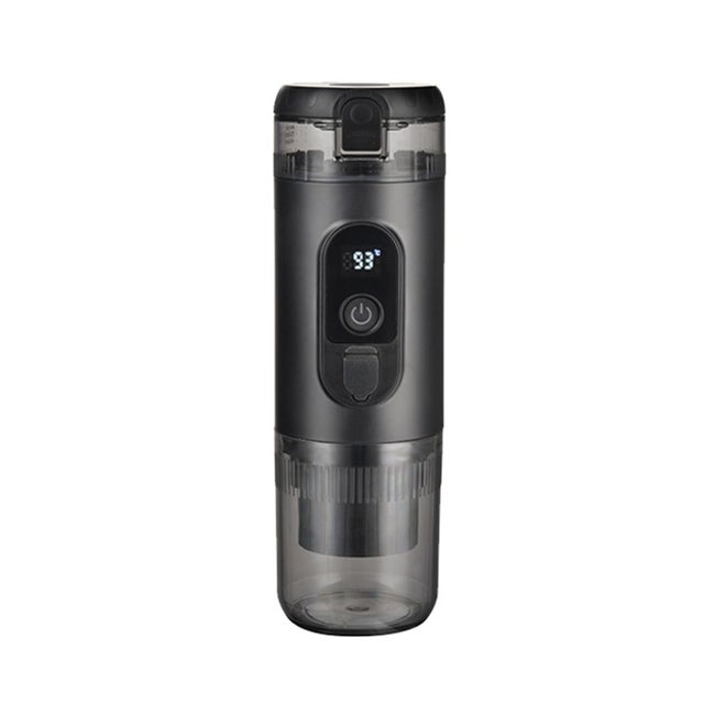 Przenośny ekspres do kawy 20 barów, kompatybilny z kapsułkami Nespresso, bateria 7650 mAh, szybkie nagrzewanie i kompaktowa konstrukcja, czarny