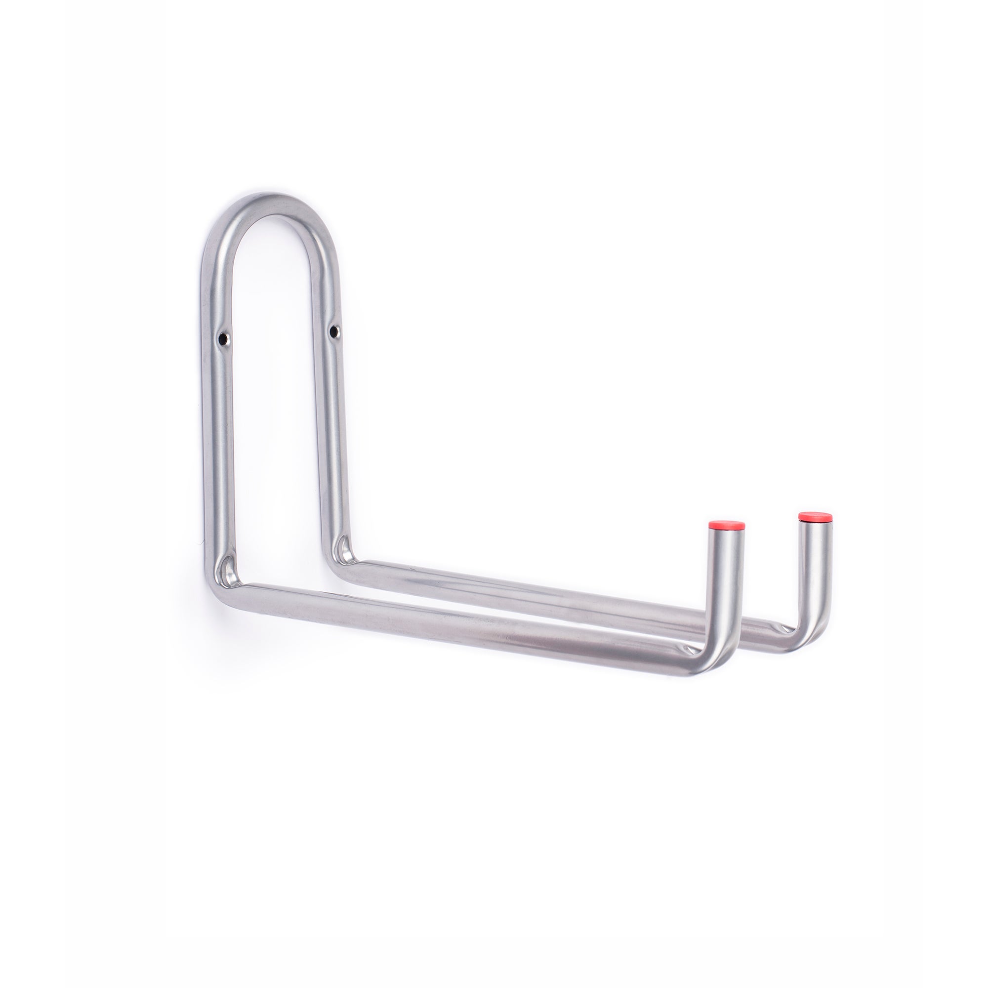 Crochet double polyvalent | Fabriqué en acier | Finition grise | Grande ...