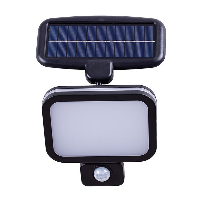 Lampa solarna VINCA – 62 diody LED z czujnikiem ruchu – 500 lumenów – kolor czarny