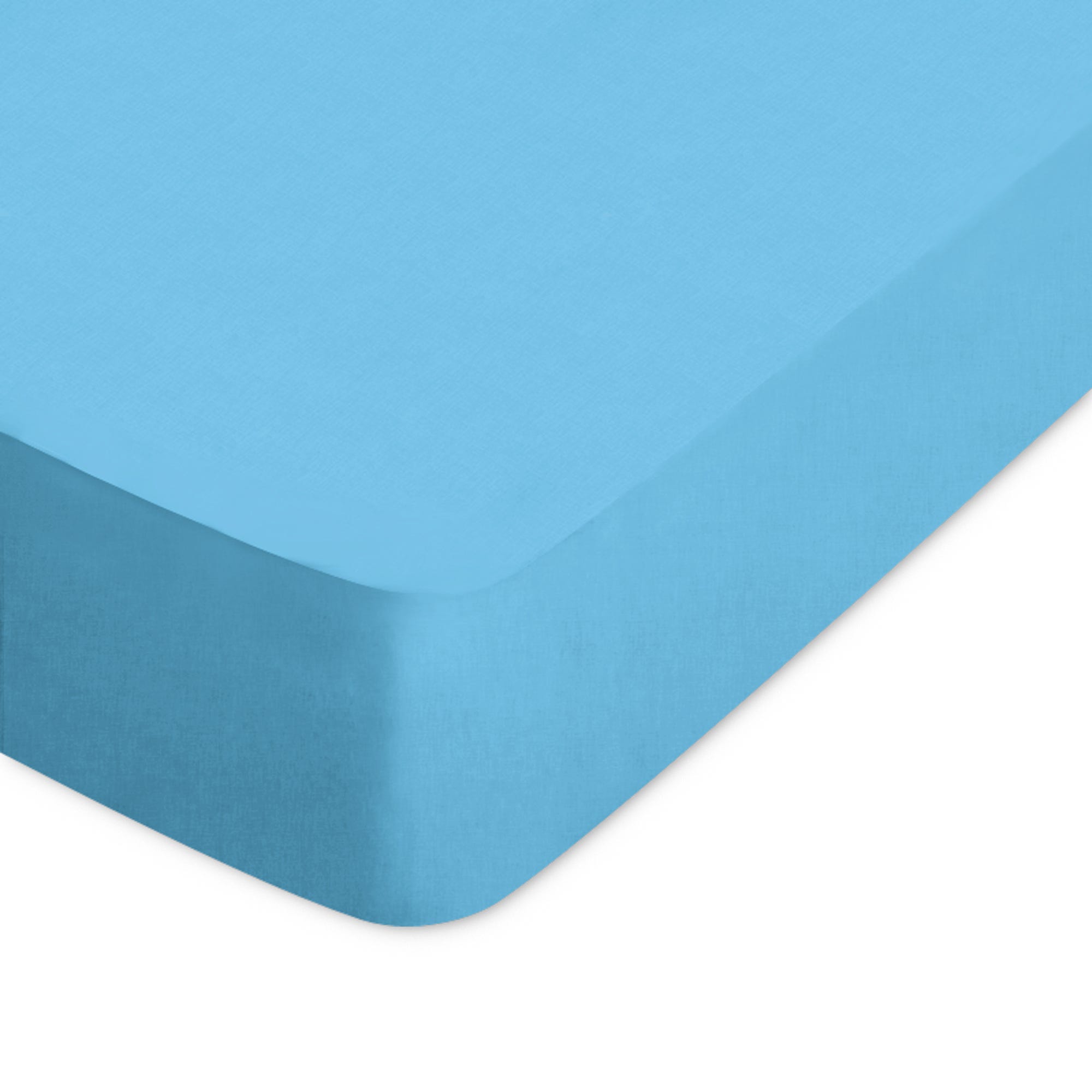 Housse D’Édredon Uni Alto 140x150 Cm 100 % Coton Longues Fibres – Bleu Jean, Fabriquée En France