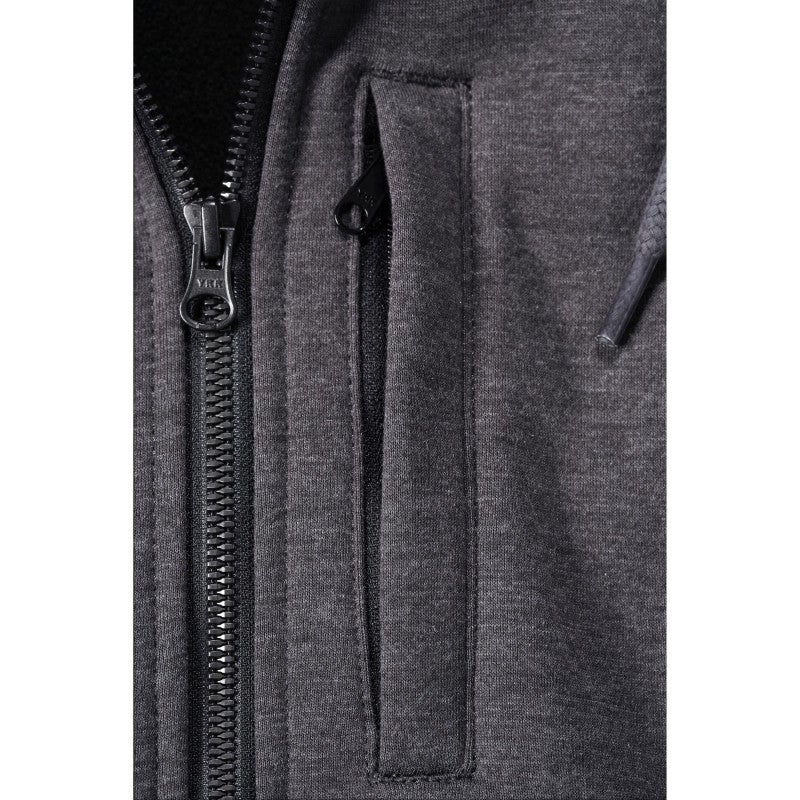 Sweat à capuche zippé déperlant et anti-vent CARHARTT - Gris foncé - Taille L - 6