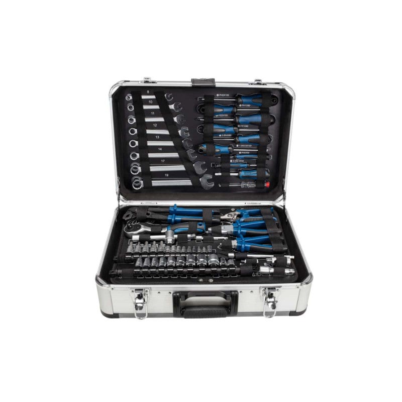 Zestaw narzędzi Scheppach TB150 101 elementów Chromowo-wanadowy aluminium