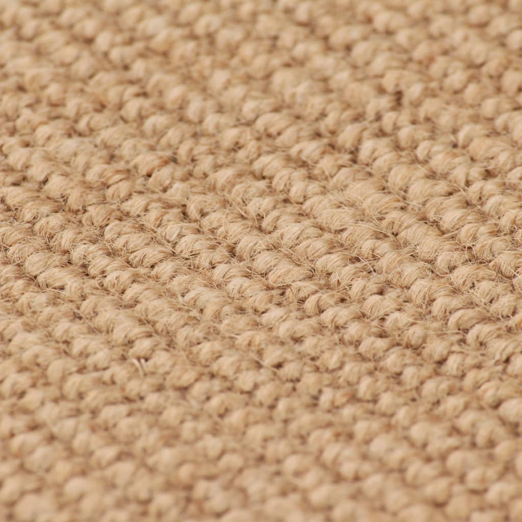 Tapete de juta com apoio de látex 200x300 cm vidaXL - 8