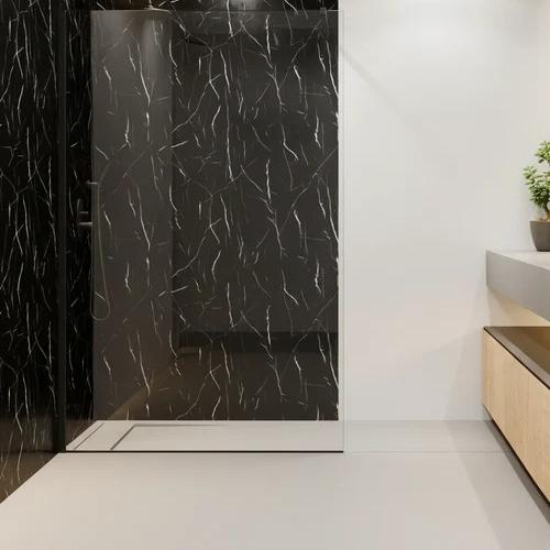 Pack 10 paneles revestimiento de pared wpc efecto mármol negro 244x122 cm (29.76m2) vena@