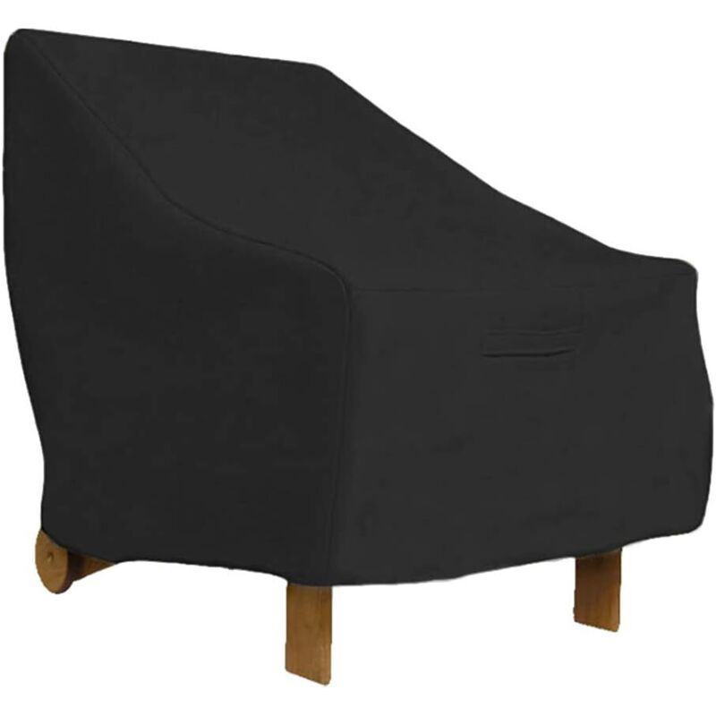 Husă pentru scaun de grădină 210D impermeabilă, anti-UV, rezistentă la vânt, 80x85x91cm, cu frânghie reglabilă. Protecție durabilă
