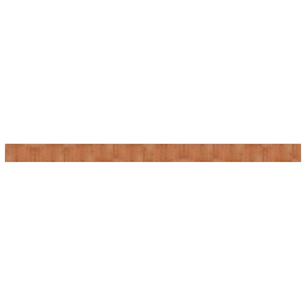 Tapis rectangulaire marron 60x1000 bambou - 2