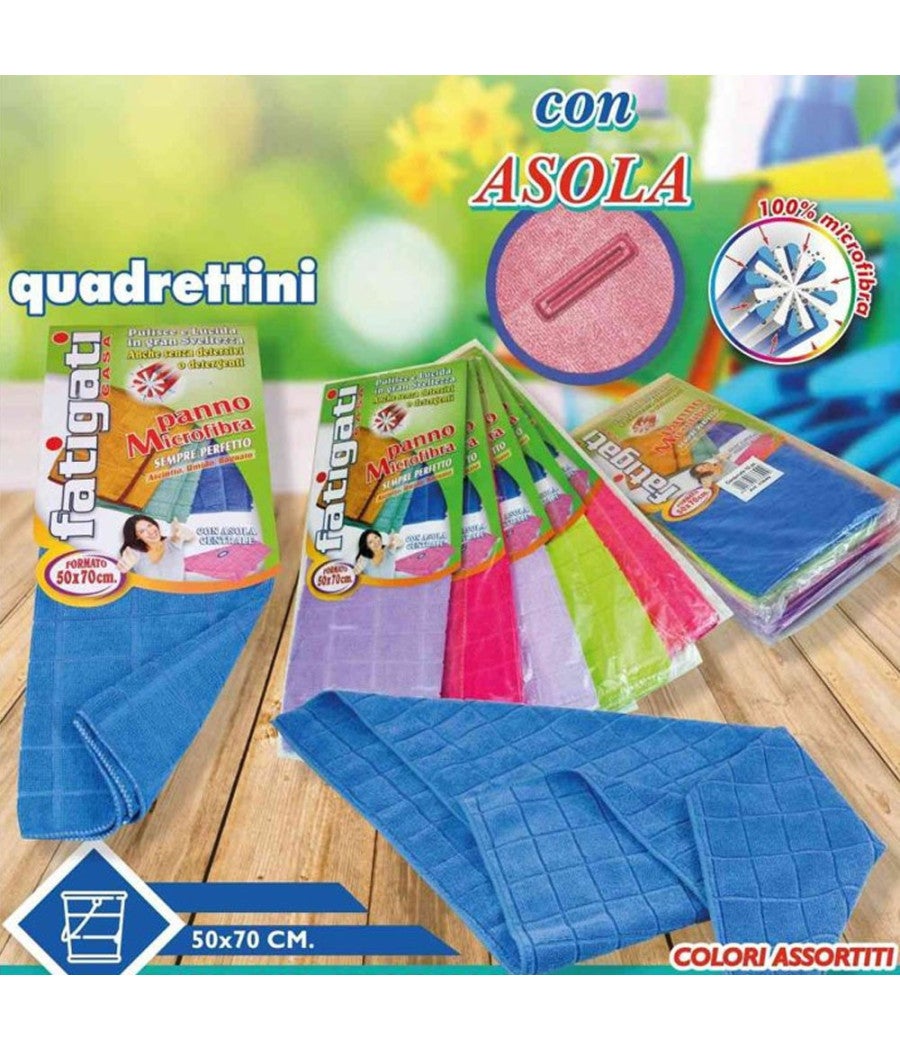 KinHwa Strofinacci In Microfibra 20x20 Cm – Confezione Da 6 – Super Assorbenti, Senza Pelucchi, Multiuso – Per Cucina, Bagno, Auto, Vetri – Colore Grigio