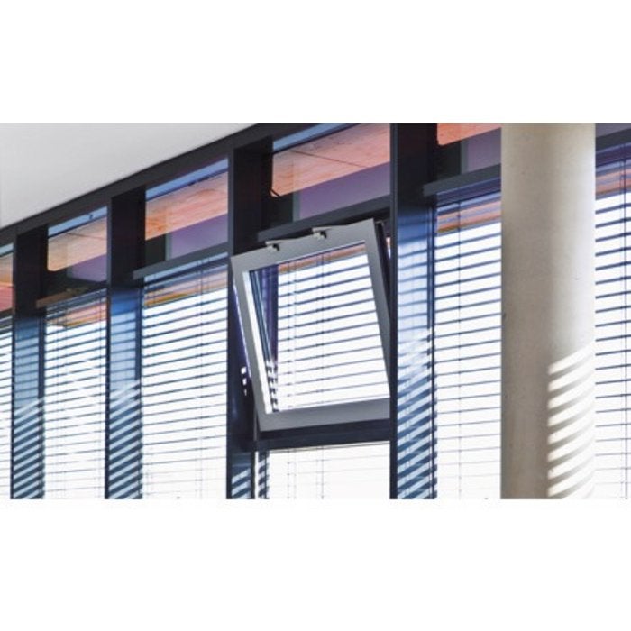 Boîte de base ferme-imposte en applique OL90/95 GEZE - EV1 - Argent - (Poignée + Renvoi 90°) - 30611 - 5