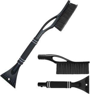 Lot De 2 Grattoirs à Glace Pour Pare-brise De Voiture, Grattoir à Neige Et Brosse à Neige 2 En 1 Pour Voiture, SUV, Camion, Grattoir à Glace Pour Pare- Brise De Voiture Avec