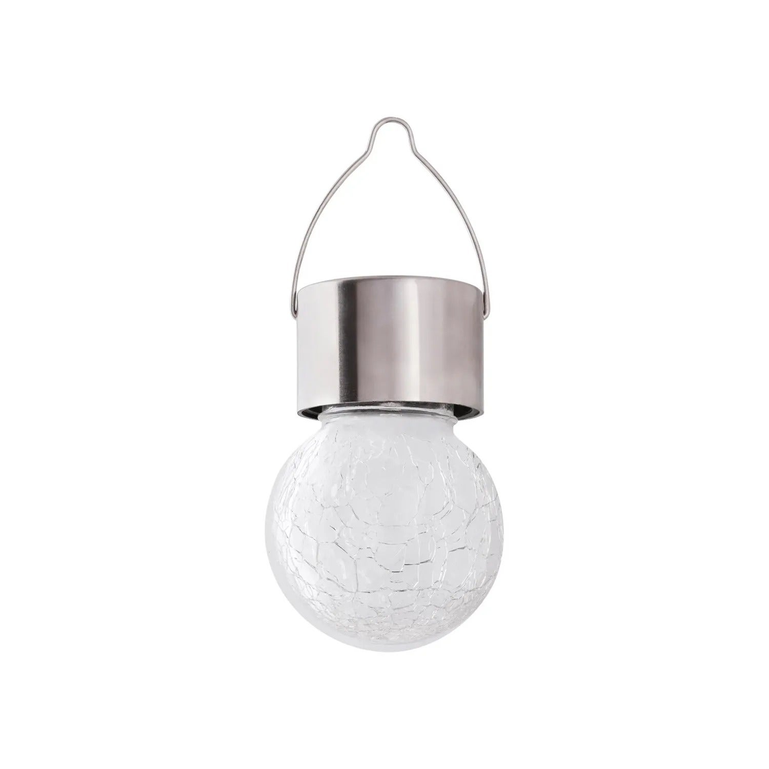 Latarenka solarna Yola chrom satynowany-przezroczysty LED 0.06W 1lm wym: 13,5 x 6 x 6 cm metal Rabalux