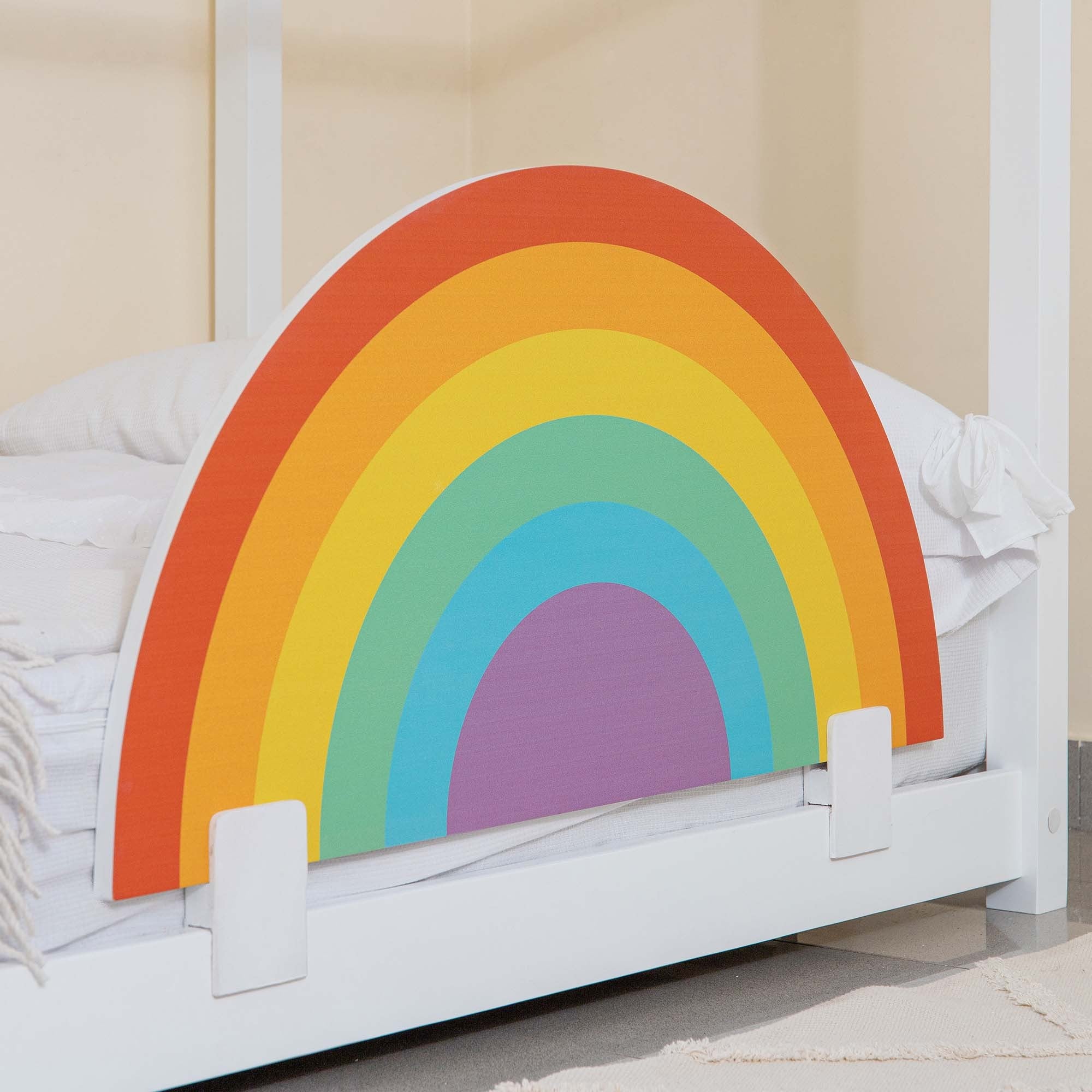 Muemue Barrière de lit multicolore 44x87x2cm - 6