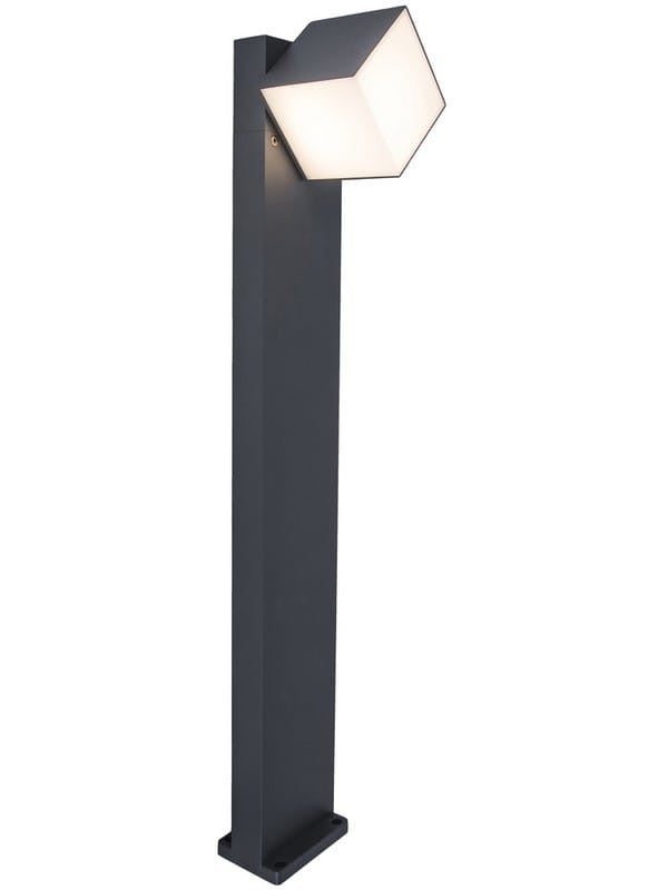Lampa ogrodowa stojąca Cuba antracytowa LED 12W 3000K 600lm IP54 wym: 75 x 11 x 23,7 cm aluminium Lutec