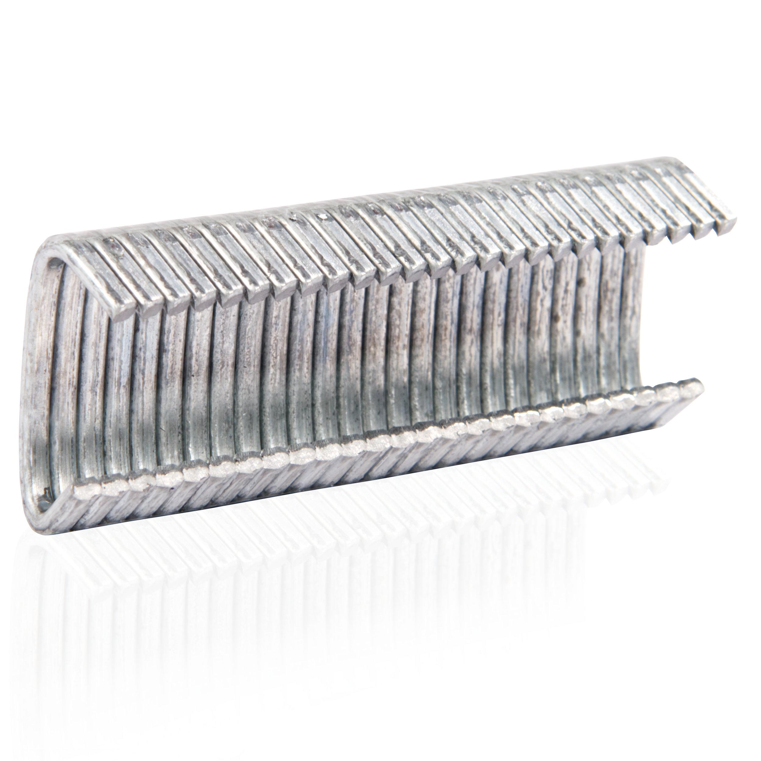 Gavión de acero galvanizado 100x30x30cm (LxAxP), malla 5 x 5cm, Anillo en C, jaula metálica para muro o jardín - 6