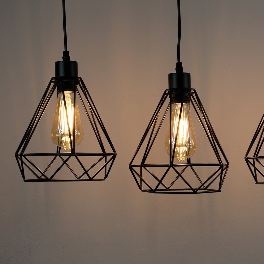 Lampa wisząca Alambra SORO 3xE27 czarna EDO777195 EDO SOLUTIONS - 5