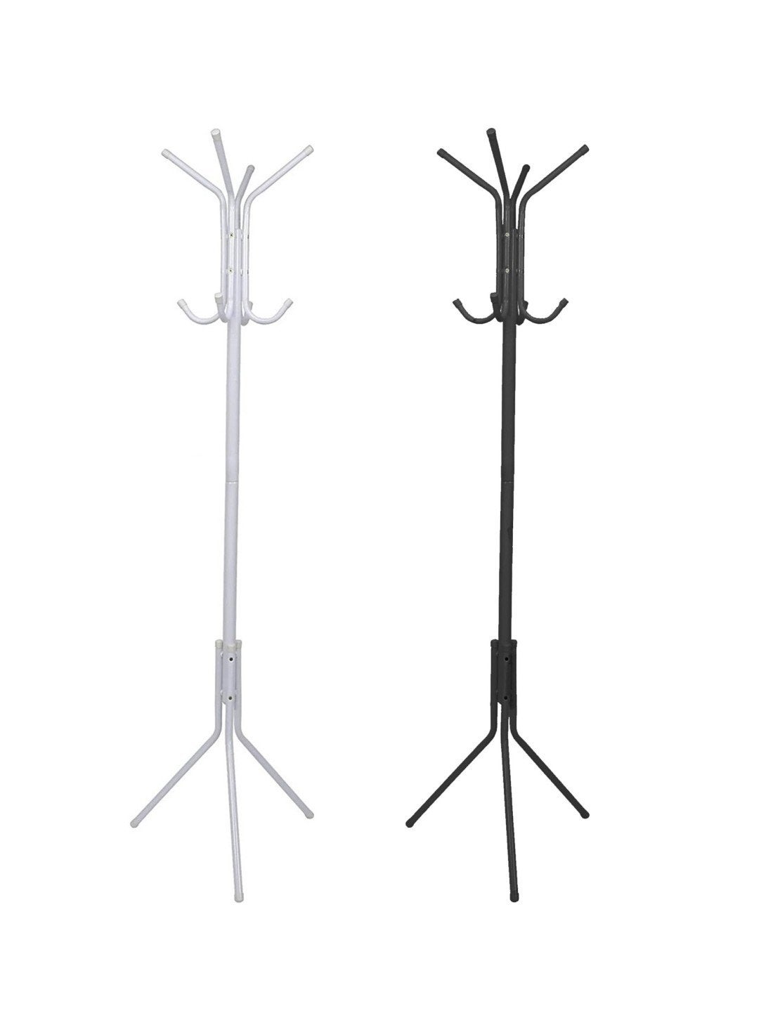 Perchero con pie metálico Minimalista Ganchos Soporte para