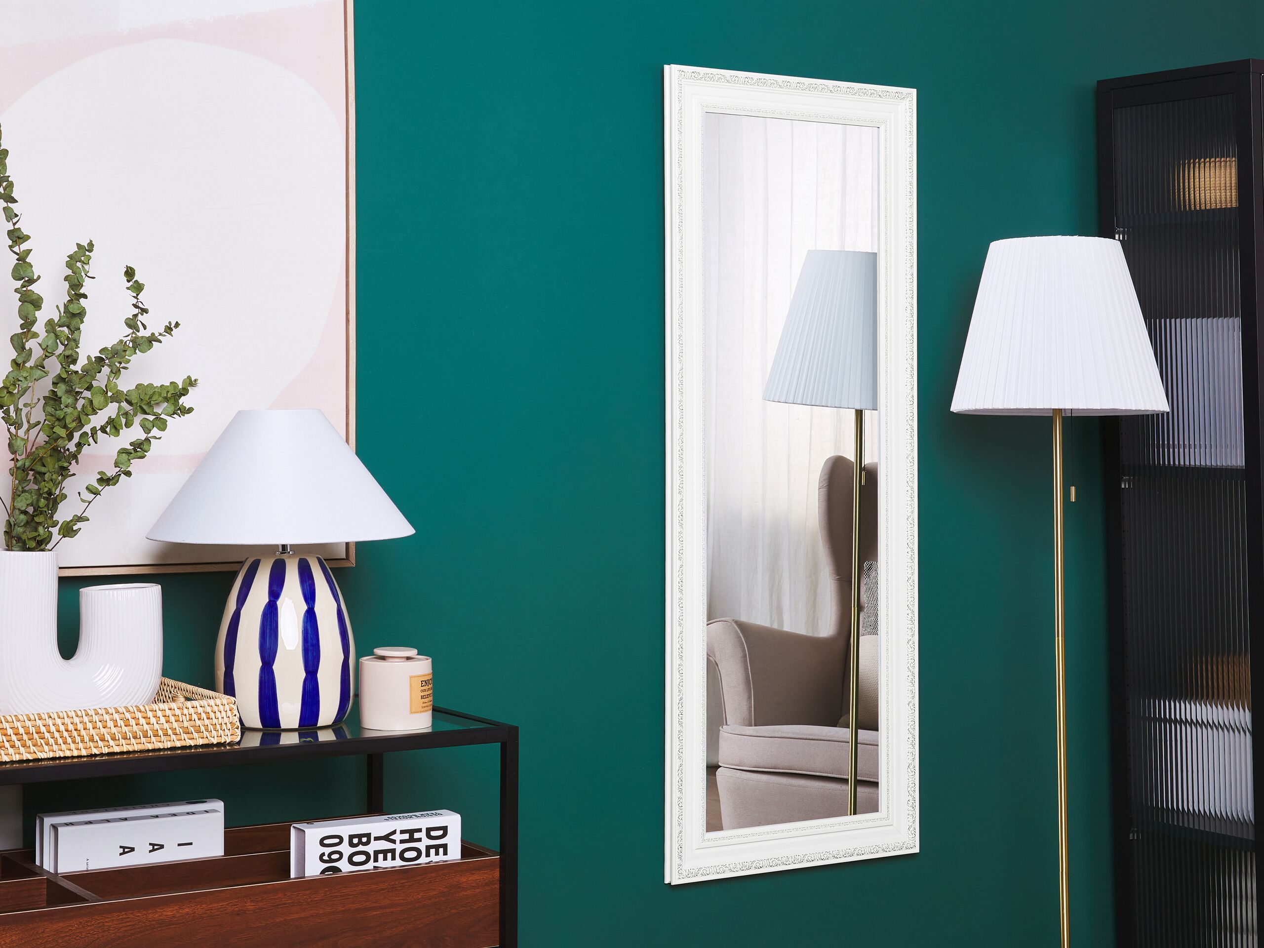 Specchio VERTOU 50 cm 130 cm Bianco - 6