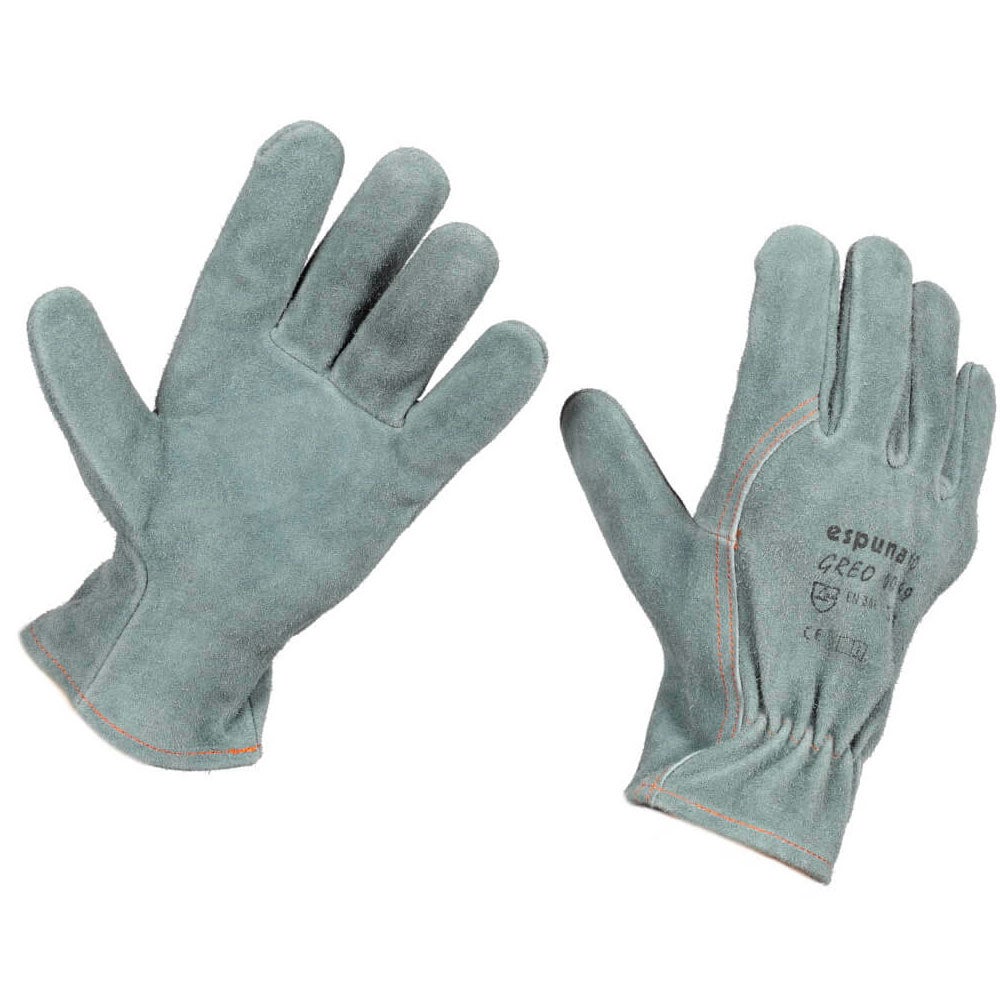 Lot de 10 paires de gants de travail cuir bovin hydrofuge Greo EN388 Taille - Taille 8 - 2