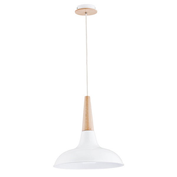 Lampa wisząca DORO biała 1 x E27 x 15W wym: 105 x 39,5 x 39,5 cm Alfa